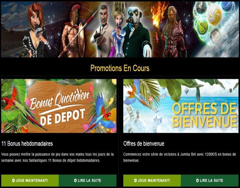 jumba bet jeux bonus